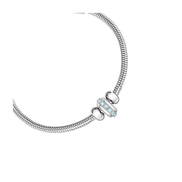 Armband i fin stål med kristaller Drops SCZ1257