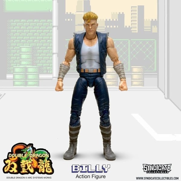 Syndikat Samlarföremål - Double Dragon - Figur Deluxe 1/12 Billy 18 cm