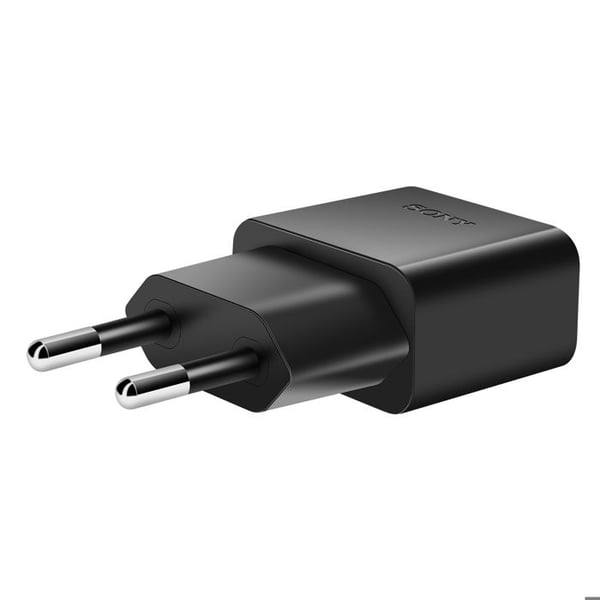 Sony UCH12 1.5A svart väggladdare för smartphone - USB typ C-kabel ingår svart