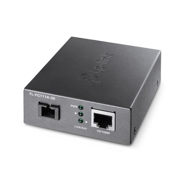 Mediekonverterare - TP-LINK - TL-FC111A-20 - 10/100 Mbps - WDM - 20 km räckvidd