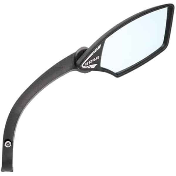 Edge Mirror E-cykel Lyx med justerbar ljusklämma, montering till höger