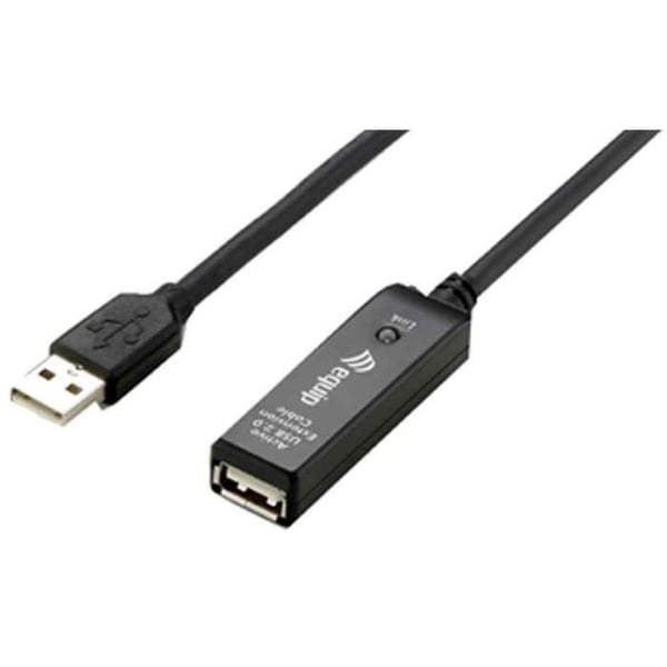 USB 2.0 förlängningskabel - EQUIP - 15,0 m - USB-A hane/hona - Överföring 480 MBit - Plug & Play