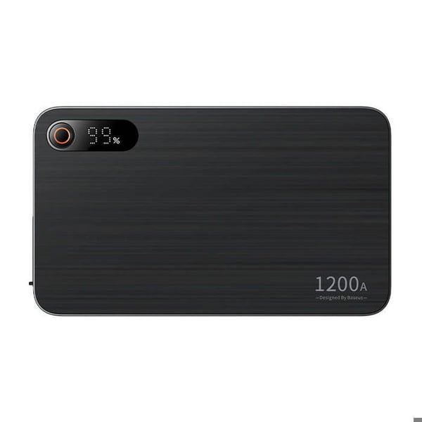 Aloittaja käynnistysklipsillä 1 200 A, 12 000 mAh - Baseus (C00245700111-00) - Musta