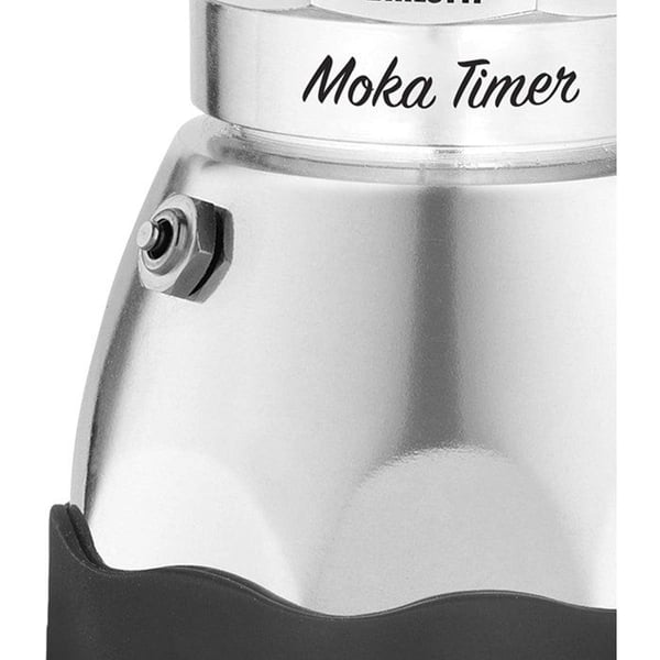 Elektrisk italiensk kaffemaskine - BIALETTI - MOKA TIMER - 3 kopper - 120 ml - Rustfrit stål