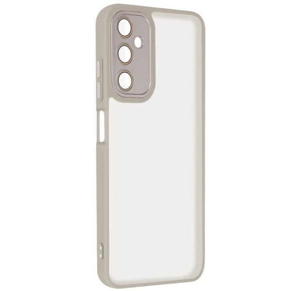 Fodral till Samsung Galaxy A25 5G - AVIZAR - Rökt hård rygg - Skyddat kamerablock - Ljusgrå