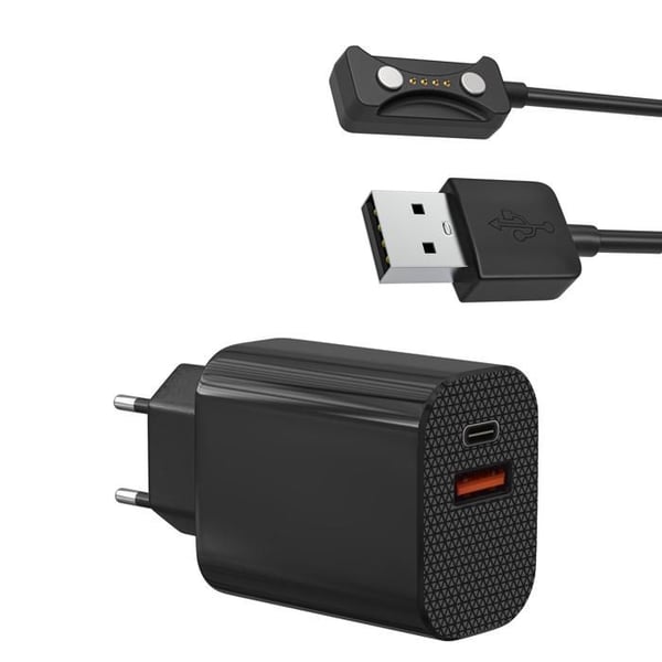 Laddare Sektor 12W + Kabel Kompatibel med Polar Pacer/Pacer Pro/Ignite 3/Vantage V3 - Ladda Klocka Phonillico®