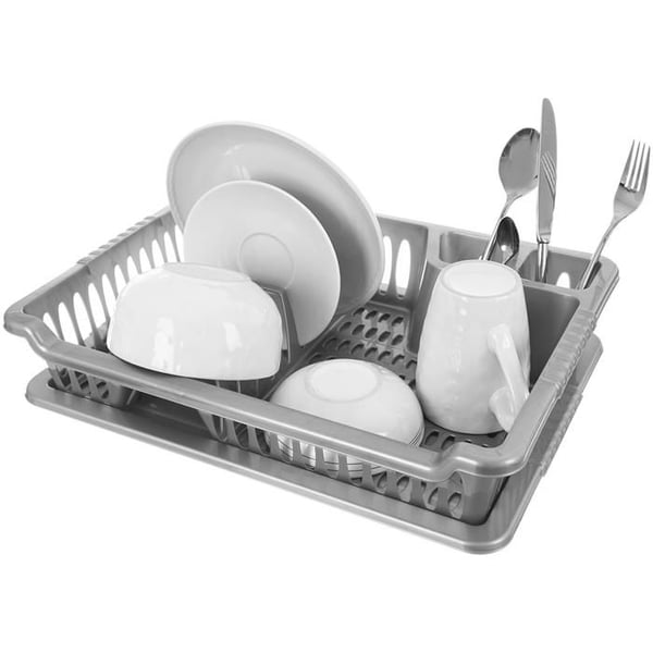 Diskställ - ORION - UH VIO - 2 delar - Plast - Grå - 8,5 × 29 × 40 cm