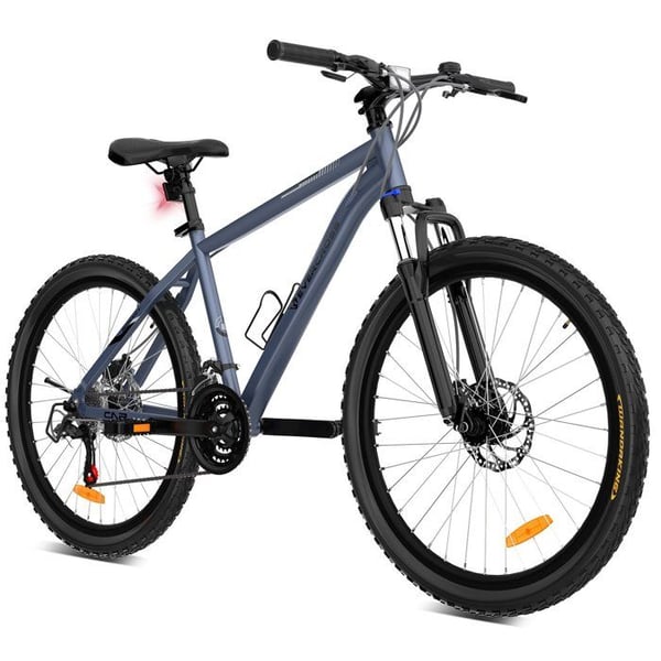 Vélo VTT EVERCROSS TECH EM3 Däck 26" Aluminium, 21 växlar, skivbromsar, framfjädring – Terrängcykel Grå Blå