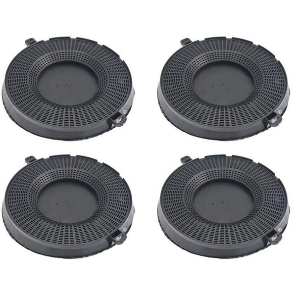Sats med fyra kolfilter typ 48 AMC037 original 235X30 mm Fläkt 484000008783, 480122101262 ELECTROLUX, ARISTON HOTPOINT, IKE