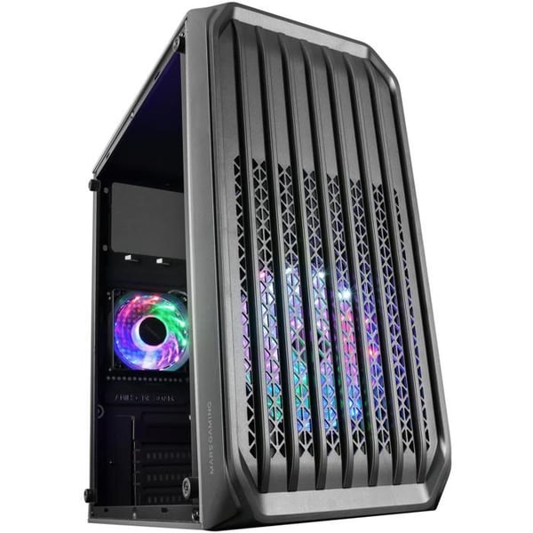 PC-kabinett Mini Tour Micro ATX - Mars Gaming - MC-S2 RGB - Glaspanel - Svart - En storlek