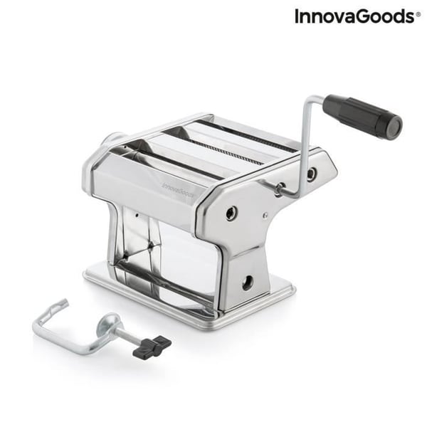 Pastamaskin - InnovaGoods - FRASHTA - Manuell - 3 skärvalsar - Justerbar tjocklek