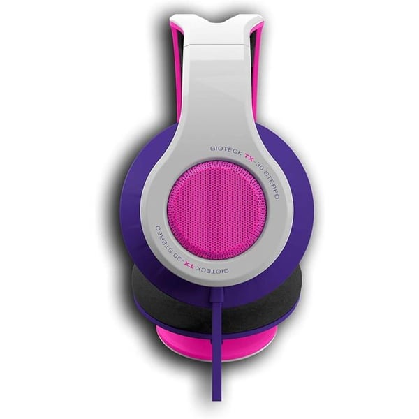 Gioteck - Game & Go TX30 Rosa Stereo Headset för Switch, PS5, PS4, Xbox Series, Xbox One och Mobil