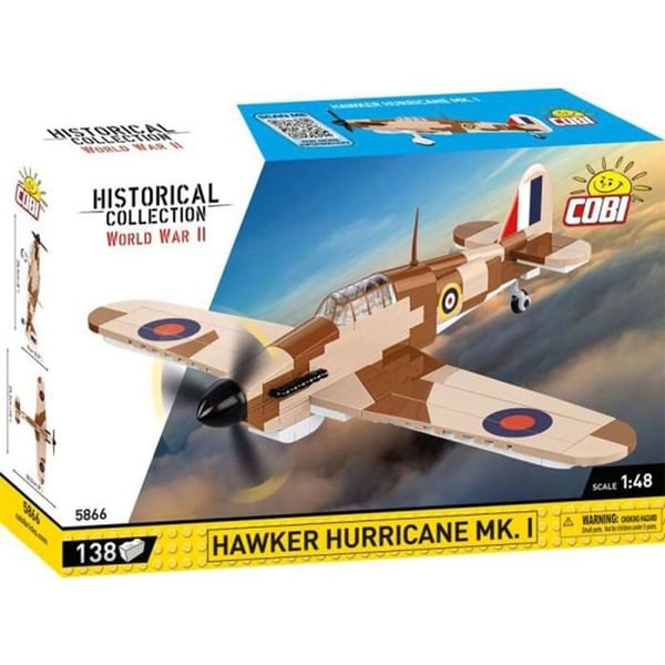 Modellflyg - COBI - Hawker Hurricane MK.1 - Plast - Från 8 år - Blandat