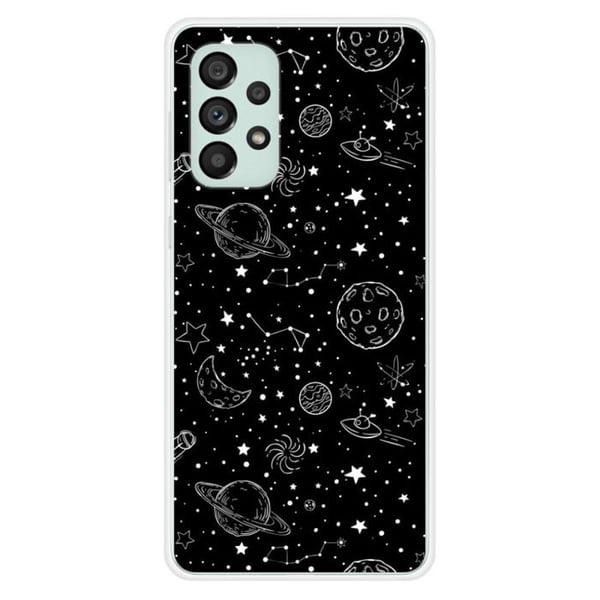 Tryckt silikonfodral som är kompatibelt med Samsung Galaxy A73 5G Galaxy draw