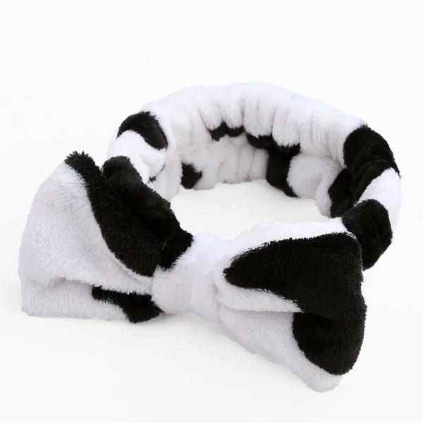 Bandeau Spa - AVIZAR - Tryckt Ko - Fleece - Halkfri - Tvättbar