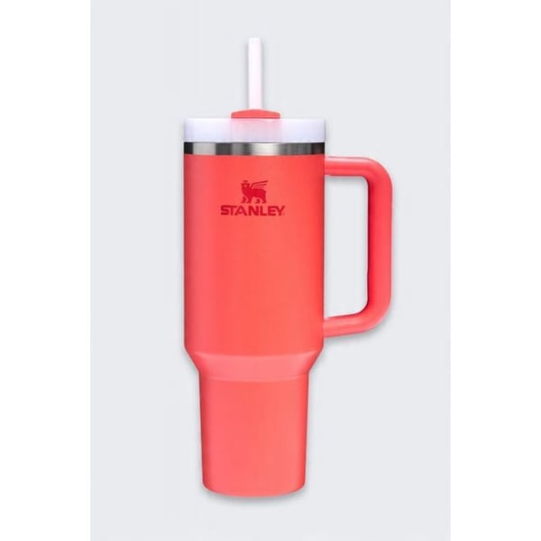 Isolerad flaska - STANLEY - Quencher H2.O FlowState - 1,18 L - Hot Coral - Rostfritt stål