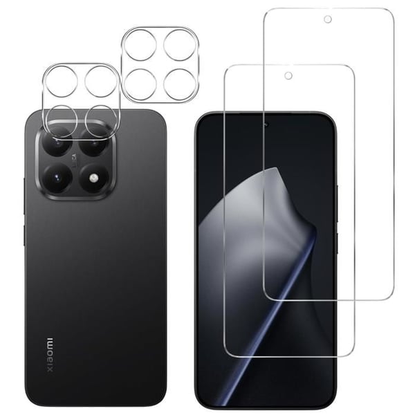 Härdat glas för Xiaomi 15T / 15T PRO och kameraskydd [Paket 2] filmglas skydd Phonillico®