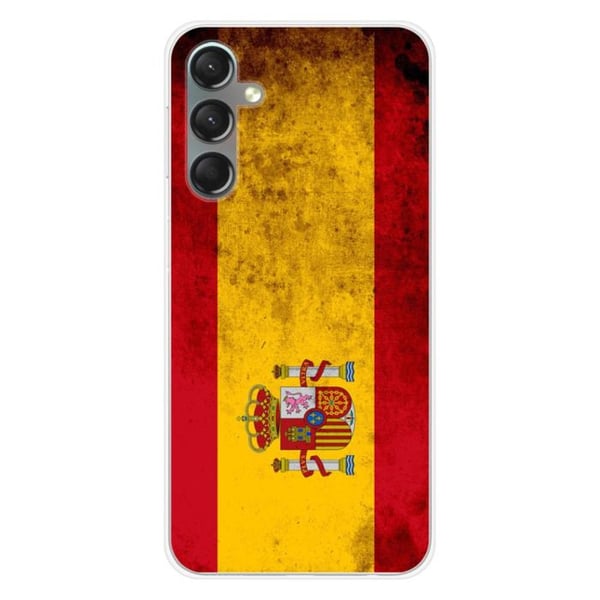 Silikonskal - Kompatibel med Samsung Galaxy A24 4G - design med spansk flagga