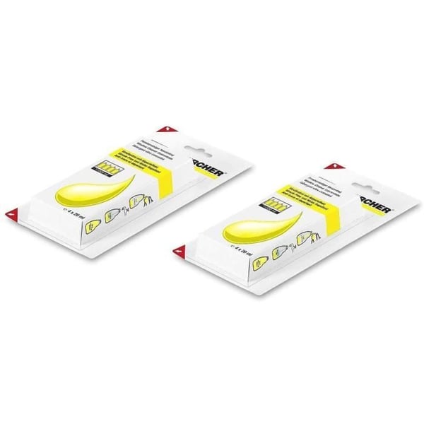 Rengöringsprodukt - KARCHER - Pack med 2 (8 x 20 ml) - Kompatibel med fönsterputsningsmaskiner WV - Vit