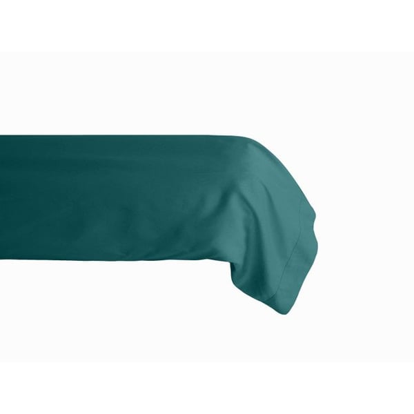 Ren långfiber kammad bomullspercale bolsterväska 80 trådar/cm² Sydvind - Ankblå - 43 x 195 cm