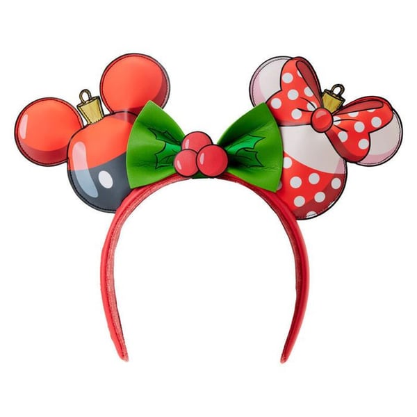 Serre-tête tjej Loungefly Disney Mickey & Minnie julöra