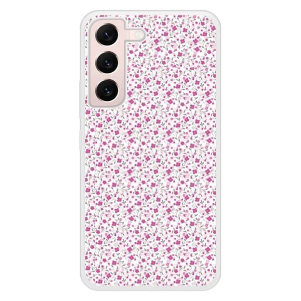 Coque i förstärkt silikon med tryck kompatibel med Samsung Galaxy S22 Liberty sauvage
