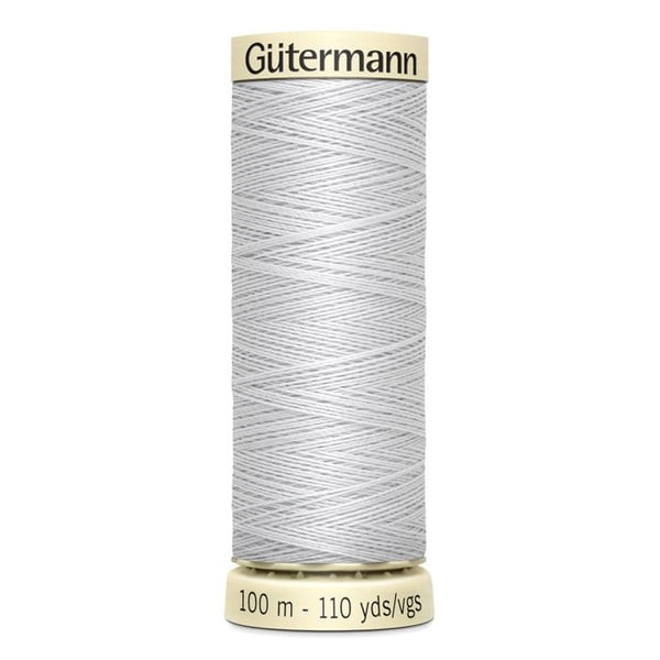 Parti av 5 spolar 100m Tråd 100% polyester Gutermann Ref 788988 - Att 8 - moln
