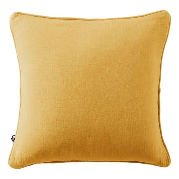 Avtagbart kuddfodral med piping "Gaïa" 45 x 45 cm "Gaze de Coton"