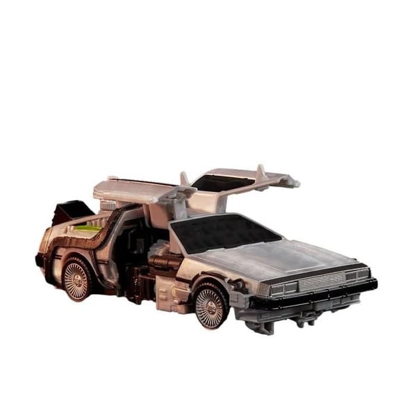 Figur - HASBRO - Gigawatt - Förvandlingsbar till DMC Delorean (17 steg) - Tillbehör ingår - Nostalgi och innovation