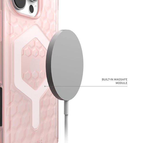 Coque - UAG - Essential Armor MagSafe - Rosa - Optimal skydd - Elegant design