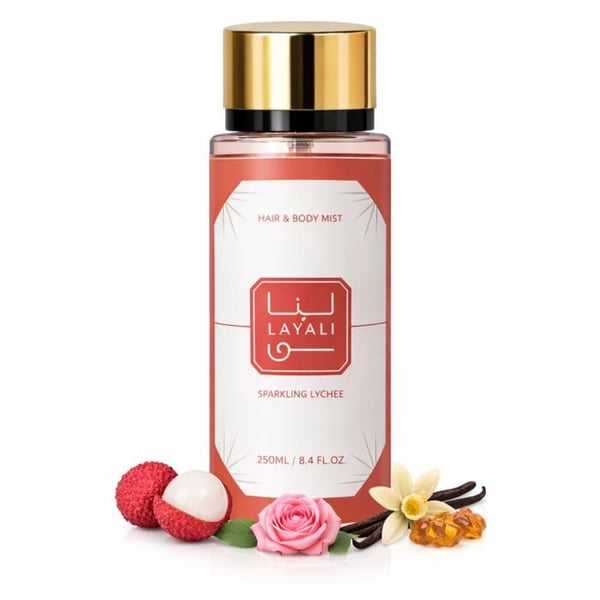 Layali - Dimma Kropp och Hår - Sprudlande Litchi -