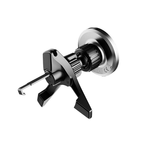 Stöd för bil med ventilation - FORCE POWER - MagSafe Qi2 15W - Laddning 15W - Rotation 360° - 3-punkts fäste