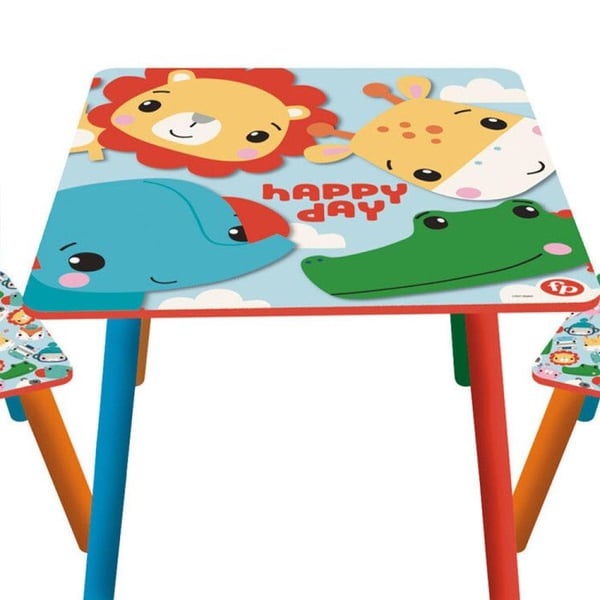 Matgrupp - ARDITEX FP10298 - 50x50cm - 2 stolar - Trä MATTEL-Fisher-Price