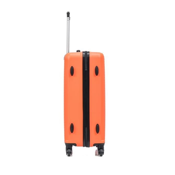 Mellanväska 20kg 65cm med Necessär | CELIMS Weekendväska | ABS | Hänglås | Orange