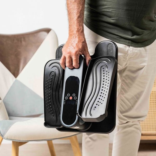 Mini Elliptisk El - INNOVAGOODS - Velora 4000 - 5 Växlar - 3 Automatiska Program - Fjärrkontroll