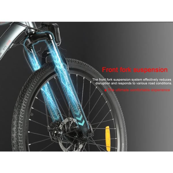 Elcykel - SAMEBIKE - SY26-II - Motor 500 W - Batteri 36 V 13 Ah - Däck 26 tum