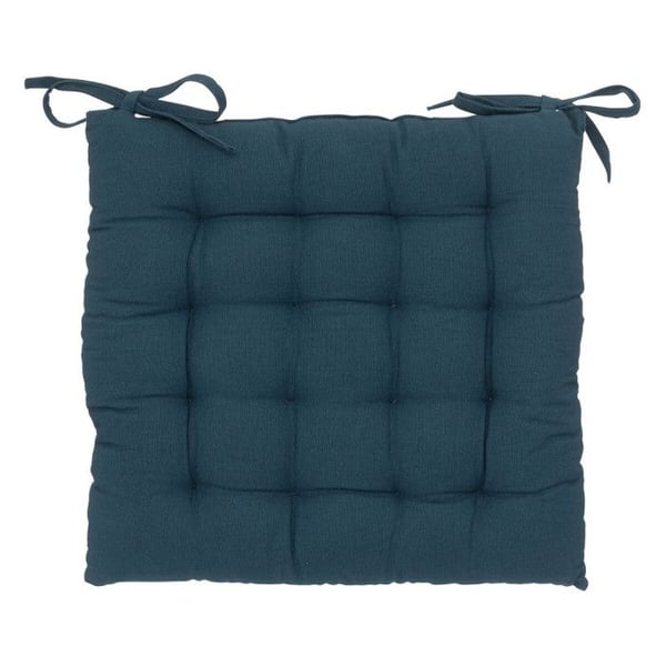 Stolsdyna med knutar 38 x 38 cm Atmosphéra - Blå