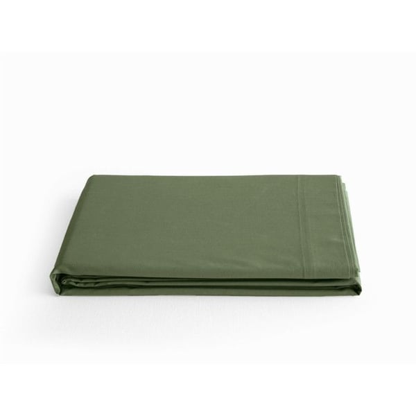 Platt lakan percal ren bomull kammade långa fibrer 80 trådar/cm² Sydvind - Skum - 270 x 300 cm för king size-säng