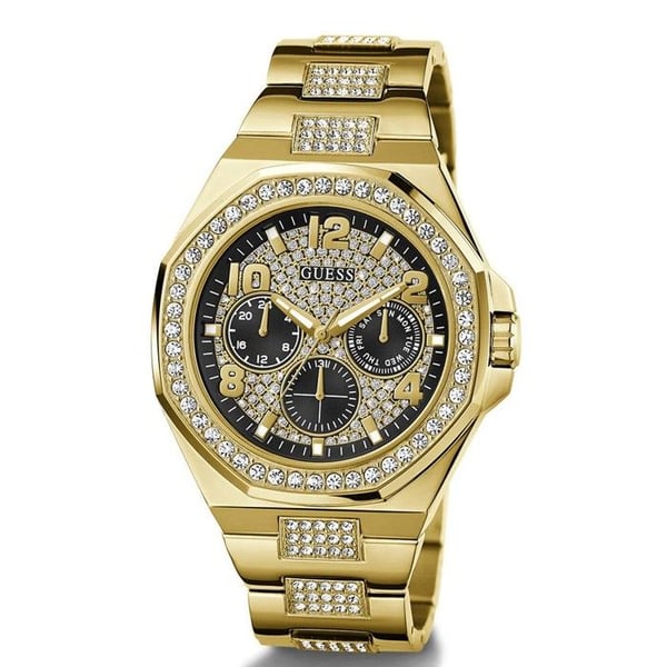 Klocka - GUESS - GW0785G2 - Guld Rostfritt Stål - Multifunktion - 46 mm