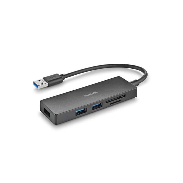 USB-C-hubb - NGS - iHub Reader - Överföringshastighet 5 Gbps - Färg svart - USB 3.0