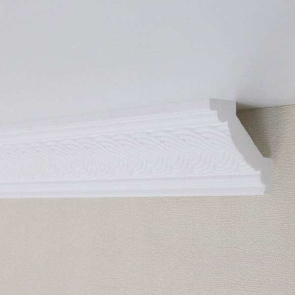PROVISTON Moulding "No. 9" tak Polystyren 53 x 53 x 2000 mm Vit Koyn