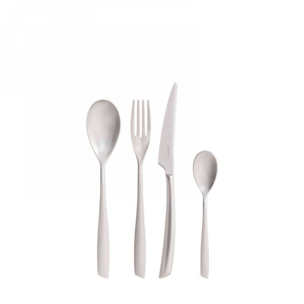 Bestick - RIVIERA - 24 delar bestick - 18/10 rostfritt stål - Elegant design - Smidd i ett stycke
