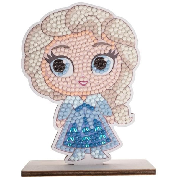 Akrylmålning Diamantmålning Crystal Art Buddy 8x11cm Elsa