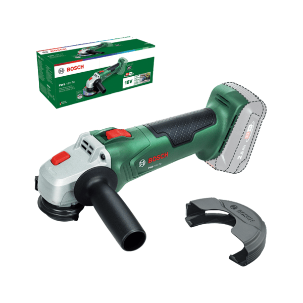 BOSCH trådlös vinkelslip - PWS 18V-70 - 125mm - 18V