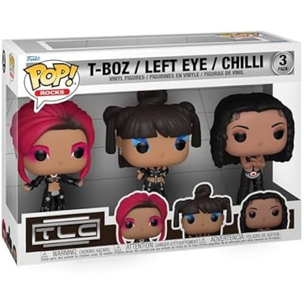 Funko Pop! - TLC - Lisa Left Eye Lopes - 9,5 cm Vinyl - Idealisk present - Officiell samling