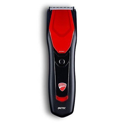 Imetec 11498 - HÅR - Ducati by Tondeuse HC 719 styrning, blad av rostfritt stål med hög hållfasthet, 15 inställningar på 1 mm