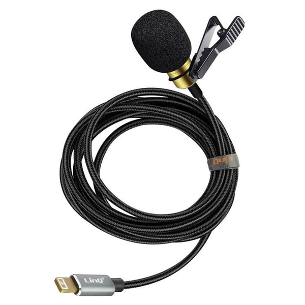 Mikrofon Cravate - LINQ - Lightning - Hög känslighet - Omnidirektionell - 2m