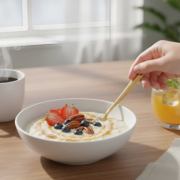 Desserterskedar - CHEFFINGER - Set om 6 - Rostfritt Stål - Guldiga - 14.5cm