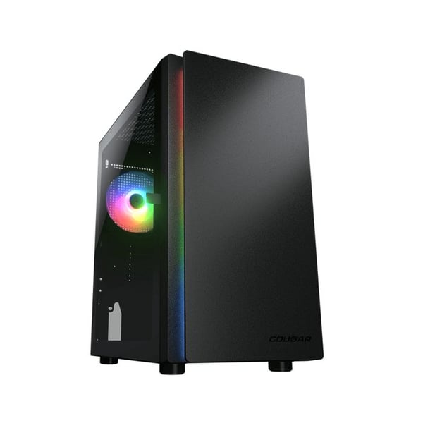 Mini Tower - COUGAR - Purity RGB - ARGB - Karkaistu Lasi - Musta