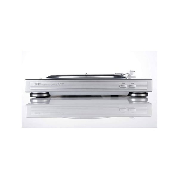 Denon DP-29F automatisk vinyl skivspelare med PHONO förförstärkare/korrigerare - Grå - 33/45 rpm